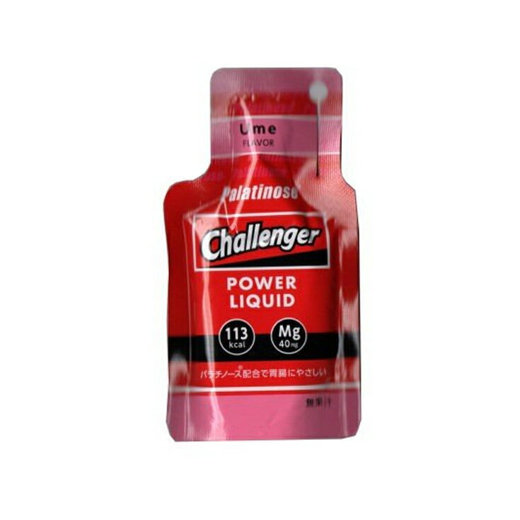 Challenger チャレンジャー パワーリキッド 梅フレーバー ピンク パラチノース ブドウ糖加工食品【mcp5..