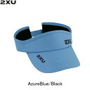 2XU ツータイムズユー Lightweight Run Visor ランバイザー ランニングアクセサリー 帽子 ユニセックス【uq5686f-azbblk】陸...