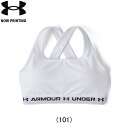 UNDER ARMOUR アンダーアーマー UAクロスバック ブラ ミディアムサポート トレーニングウェア ブラ ウィメンズ レディース 女性【1361034-...