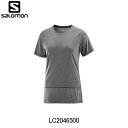 【10%OFFクーポン発行中!】サロモン SALOMON CROSS RUN ランニングTシャツ 半袖 ウィメンズ レディース 女性陸上・ランニング用品