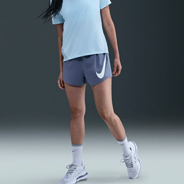 ナイキ nike ワン スウッシュ Dri-FIT ミッドライズ ルーズ ランニングパンツ ショーツ ウィメンズ レ..