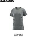 【10%OFFクーポン発行中】サロモン SALOMON CROSS RUN ランニングTシャツ 半袖 ウィメンズ レディース 女性陸上・ランニング用品