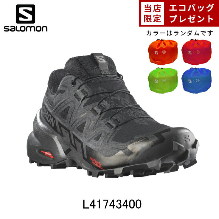 【エコバックプレゼント】サロモン SALOMON SPEEDCROSS 6 GORE-TEX スピードクロス 6 ゴアテックス 防水 ランニングシューズ 靴 ウィメンズ レディース 女性【l41743400】陸上 ランニング用品