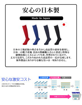5本指 カラー ソックス 靴下 野球用品 アンダーストッキング 日本製 アンダーソックス ハイソックス ブラック ネイビー レッド メンズ レディース 男女兼用