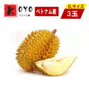 ベトナム産 ドリアン 生鮮 フレッシュ フルーツ 榴蓮 果物の王様 XLサイズ 1玉あたり1.7kg~2.2kg前後 3玉