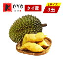 タイ産 ドリアン 生鮮 フレッシュ フルーツ 榴蓮 果物の王様 Lサイズ 1玉あたり1.3kg~1.9kg前後 3玉