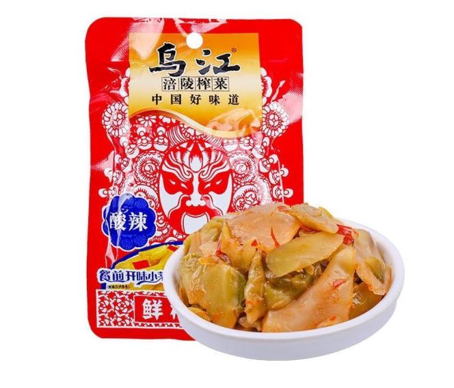 【着後レビューで200円クーポンGET】鳥江搾菜（酸辣）【5点】鳥江?陵?菜 塩付ザーサイ 開味下飯小菜　中国好味道 ザーサイ 中華食材80g×5点