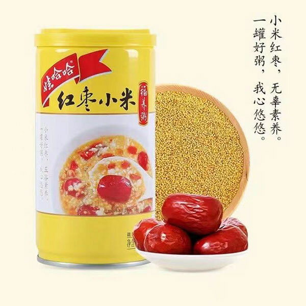 娃哈哈 紅棗小米福養粥 （ワハハ・ハッポウカユ）八寶粥 360g*1本