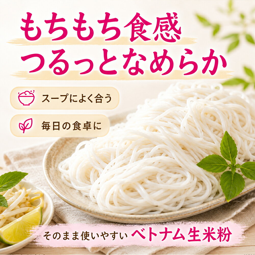DUY ANHフレッシュビーフン300g【2点】1mmの極細タイプ つるっとした食感 スープ料...