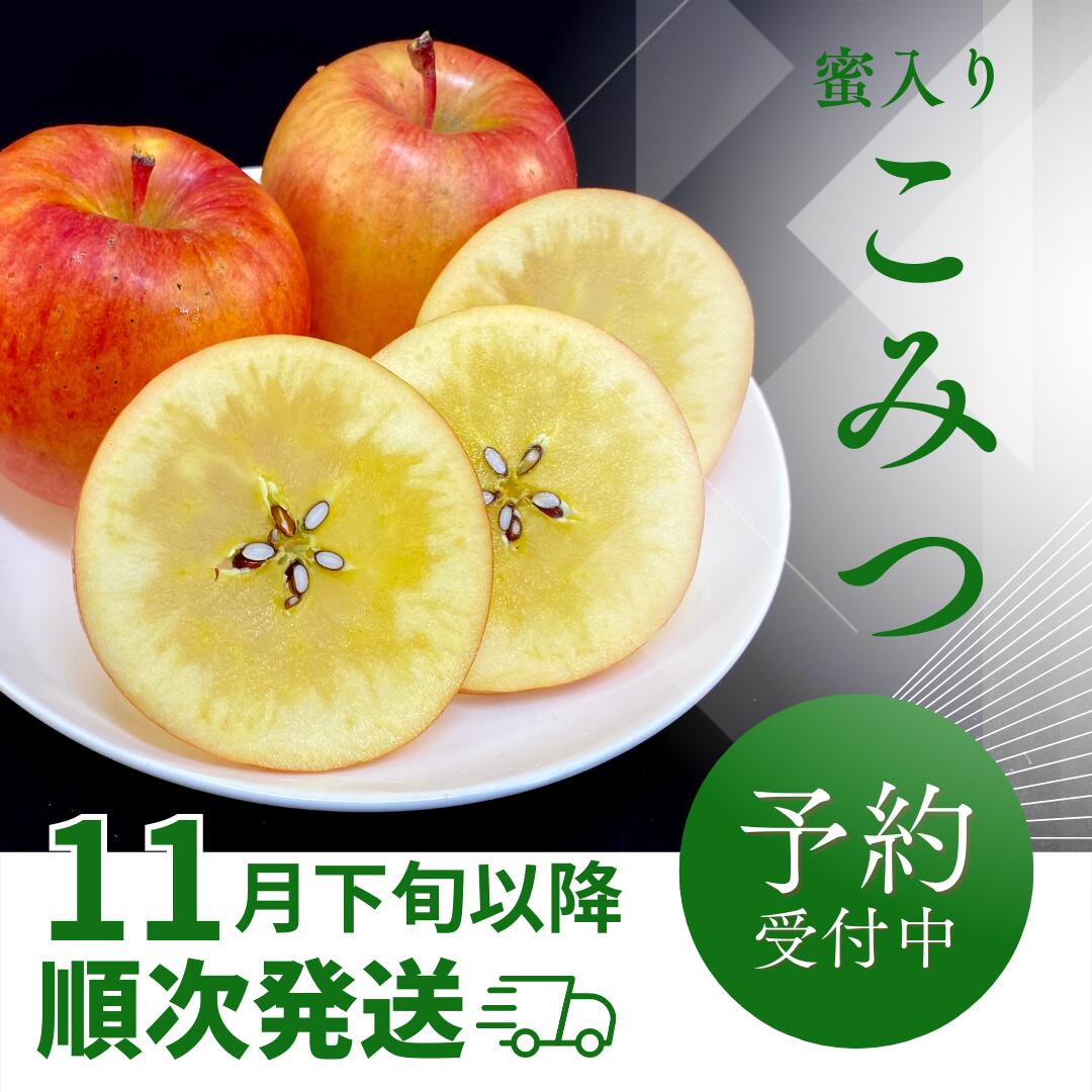 【早割】特選 こみつりんご 青森県産 こみつ 蜜入りりんご 約2kg（8～12玉）JA津軽みらい【お歳暮 特秀 送料無料 高徳 こうとく 蜜たっぷり 御歳暮 贈答用 家庭用 希少 限定品 お取り寄せ 高級フルーツ 冬ギフト フルーツ りんご リンゴ 果物 ギフト のし対応 予約 甘い】 yao-excellent-10000039 YAO EXCELLENT サンプル画像3