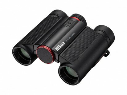 ニコン Nikon 10x25 STABILIZED [レッド]　双眼鏡