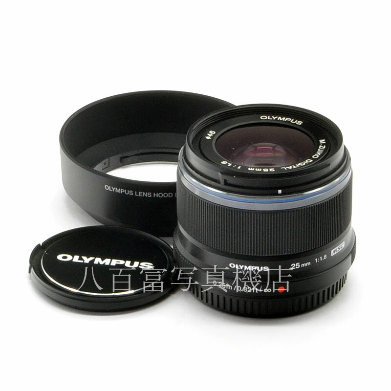 【中古】 オリンパス M.ZUIKO DIGITAL 25mm F1.8 ブラック OLYMPUS ズイコー マイクロフォーサーズ 中古交換レンズ A51689 1