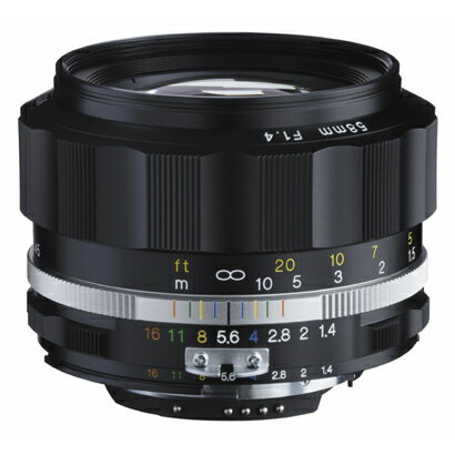 《新品》フォクトレンダー 交換レンズ NOKTON 58mm F1.4 SL IIs ブラックリム 〔NIKON Ai-S用〕 Voigtlander ノクトン