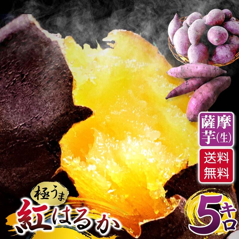 ◆やおやのはち◆　紅はるか　熟成　さつま芋　茨城（いばらき）県 商品情報 広告文責 やおやのはち 商品 さつまいも（サツマイモ） 生 品種 紅はるか 製造販売事業者 やおやのはち 紅はるか 〈紅はるか とは〉 さつまいもの品種。収穫してから貯蔵する事により甘みが増します。 九州121号と春こがねを後輩させて誕生ました。別名紅蜜芋。 紅はるかは糖度が高く、加熱するとしっとりとした食感に。 甘いさつまいもと言えば「安納芋」が有名ですが、この紅はるかもそれに近い甘さと口どけです。 一般的なさつまいもは、焼き芋にしても糖度50度程度ですが、紅はるかのやき芋は糖度60度以上にもなると言われております。そのままでスイーツ。驚異的な甘さです。 紅はるかの名前の由来は、「他の焼き芋よりもはるかに優れている」という意味からきています。 〈味の特徴〉 糖度の高いとても美味しいお芋です。 糖度の中でも「麦芽糖」の占める割合が強く、特徴として食べた時の甘さは強いが、後口すっきりとした上品な甘さを感じます。 加熱すると「しっとり、ねっとり、とした食感」で、安納芋と比較されるほど甘くて美味しいです。舌触りは滑らかで、喉に詰まりにくい特徴があります。 〈栄養成分〉 ◆食物繊維・・・食物繊維の中でも、不溶性の食物繊維（水分を吸って大きく膨張する性質の為、満腹感を感じたい方、便秘を気にされる方には嬉しい。）が多く含まれています。 ◆炭水化物・・・炭水化物を豊富に含むが、脂質はほぼ含まないという特徴があります。 ◆カリウム・・・むくみや便秘の方に嬉しい成分です。 ◆ビタミンC・・・さつま芋に多く含まれるビタミンCは、加熱しても壊れにくい性質を持っています。美容や健康を気にされる方に。 ◆ヤラピン・・・食物繊維との相乗として、便秘を気にされる方には嬉しい成分です。 焼き芋 〔召し上がり方〕 焼き芋は、ご存じ焼いたさつまいも。 東アジア特有の食文化で、石焼き、蒸し焼き、壺焼き、かまど焼き等があります。 ◆電子レンジで加熱する場合は・・・ 1.小分け（200g程度）をしてから 2.キッチンペーパーで包み、 3.そのまま濡らしてから温めると美味しく出来ます。 ※画像にも加熱方法が記載ございます。参考にして下さい。 ◆オーブンで温める場合は・・・ 1.薩摩芋をよく洗う 2.アルミホイルとつまようじ（又は、竹串）を用意 3.オーブンを160度位に設定し、90-100分程度、焼いていく 4.つまようじ（又は、竹串）で芯まで火が通っているか確認 5.芯まで通っていなければ、調整をしながら加熱をする。 〔焼き芋 比較〕 ※粉質→粘質になるにつれて、甘味が強くなります。 粉質　・ホクホク系：ベニアズマ、種子島ゴールドなど 中間質・しっとり系：高系14号、鳴門金時、五郎島金時など 粘質　・ねっとり系：べにはるか、安納芋、べにまさりなど 生産地 茨城県　国産　日本産 熟成 収穫をして、気温15度、湿度90%程度の専用貯蔵庫で徹底管理、数か月ほど熟成をさせます。掘りたてはやや粉質ですが、貯蔵期間が経つにつれて粘質になり、甘味が増してきます。熟成によってさつまいものデンプンが糖に変わり、ねっとりとした甘い「紅はるか」になります。 内容量 生 5kg（5キロ） サイズ 200g〜1000g（1個あたりの大きさ） 【紅はるか】のサイズ（1個あたりの大きさ）は、指定は出来ません。 ※ sサイズ　mサイズ　lサイズ などの指定。 賞味期限 生ものなので早めにお召し上がり下さい。 保存方法 新聞紙などに包んで。必ず《常温》で保存して下さい。 ※冷凍庫での保存はしないで下さい。 生ものなので、お早めにお召し上がりください。 送料 送料無料 区分 さつまいも（サツマイモ）　紅はるか（べにはるか）　さつま芋　薩摩芋　焼き芋　焼芋　やきいも　焼きいも　焼きイモ　ヤキイモ　熟成紅はるか　熟成焼き芋　熟成芋　冷凍やきいも　冷凍焼き芋　冷凍焼きいも　紅蜜芋　蜜芋　石焼き芋　石焼きいも　天然　スイーツ　お土産　土産　ご当地グルメ　ご当地スイーツ　お取り寄せグルメ　芋　デザート　焼芋　お取り寄せスイーツ　お芋スイーツ　高級　いも　食品　お取り寄せ　イモ　野菜　詰め合わせ　お芋　セット　おいも　離乳食 犬 おやつ 無添加 国産 ギフト ・ギフト、プレゼント用としても喜ばれています。 《用途》 ギフト、プチギフト、プレゼント、贈り物、贈答、贈答品　 《季節のギフトにもご利用頂いております》 〔季節のギフト　お祝い一覧/早見表〕 〇 1月・・・お年賀、正月、成人の日、成人祝い 〇 2月・・・節分、バレンタインデー 〇 3月・・・ひな祭り、ホワイトデー、卒園祝い、卒業祝い 〇 4月・・・入園祝い、入学祝い、就職祝い、入社祝い 〇 5月・・・母の日 〇 6月・・・父の日 〇 7月・・・お中元、暑中見舞 〇 8月・・・残暑見舞い 〇 9月・・・敬老の日 〇10月・・・ハロウィン 〇11月・・・七五三 〇12月・・・お歳暮、クリスマス、大晦日、寒中見舞い 〔その他ギフト　お祝い一覧〕 還暦祝い、結婚祝い、出産祝い、内祝い、誕生日祝い、新築祝い、お祝い返し、返礼品、香典返し 《長寿のギフトにもご利用頂いております》 ※しっとりスッキリの喉ごしの為、お年寄でも安心して召し上がれます。 〔長寿のお祝い一覧/早見表〕 〇還暦祝い/還暦 ・・・・ （数え年で 60歳） のお祝い 〇古希 ・・・ 満70歳・・ （数え年で 70歳） のお祝い 〇喜寿 ・・・ 満77歳・・ （数え年で 77歳） のお祝い 〇傘寿 ・・・ 満79歳・・ （数え年で 79歳） のお祝い 〇米寿 ・・・ 満88歳・・ （数え年で 88歳） のお祝い 〇卒寿 ・・・ 満90歳・・ （数え年で 90歳） のお祝い 〇白寿 ・・・ 満99歳・・ （数え年で 99歳） のお祝い 〇紀寿 ・・・満100歳・・（数え年で100歳） のお祝い 法人向け 開業祝い 開店祝い お茶請け 異動 転勤 新歓 歓迎 送迎 新年会 忘年会 二次会 記念品 景品 開院祝い 昇進祝い、快気祝い 贈答先 ・年齢や性別問わず幅広い層に喜ばれています。 ※最近では離乳食や犬のおやつとしても大変喜ばれています。 《参考例》 男性 女性 男 女 子供 父 母 お父さん お母さん 祖母 祖父 おじいちゃん おばあちゃん 高齢 高齢者 年寄 お年寄 離乳 赤ちゃん 10代 20代 30代 40代 50代 60代 70代 80代 90代 シニア　犬　猫 　　熟成　紅はるか（生）　5キロ 年間10トン売れてます。 ほぼリピーターのお客様です、有難うございます。 原材料選びにこだわりお客様が離れれない理由があります。 ご賞味くださいませ。 8