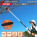 【P10倍】高枝 チェーンソー「24Vコードレス高枝チェーンソープロ」軽量 ブラシレスモーター 充電式 家庭用 どこでも使える 高枝切り 高枝のこぎり YARD...