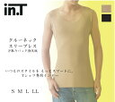 グンゼ Tシャツ専用インナー インティー メンズ 脇汗パッド強化版 汗取りパッド付 乳首透け対応 縫い目無し 抗菌防臭 スリーブレス ノースリーブ クルーネック...