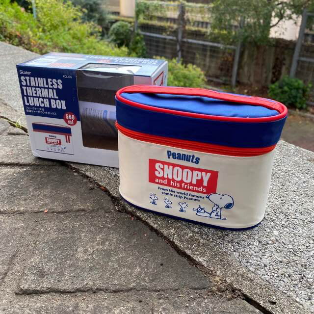 保温ジャー付 ランチボックス 560ml フォーク&ケース付き スヌーピー PEANUTS ピーナッツ ピクニック お弁当箱 可愛い おしゃれ キャラクター プ...