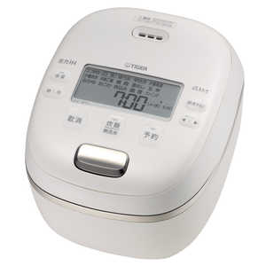 ご泡火炊き タイガー TIGER 圧力 IH 炊飯器 日本製 JRI-C060-WO オフホワイト 黒 炊飯ジャー 調理 内ぶ..