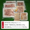 【送料無料】 特とくBBQセット 九州産 合計2.05kg 5種 カルビ ロース 切り落とし 豚バラ 鶏もも 丸腸 ジャイアントソーセージ ホルモン 国産 冷凍...