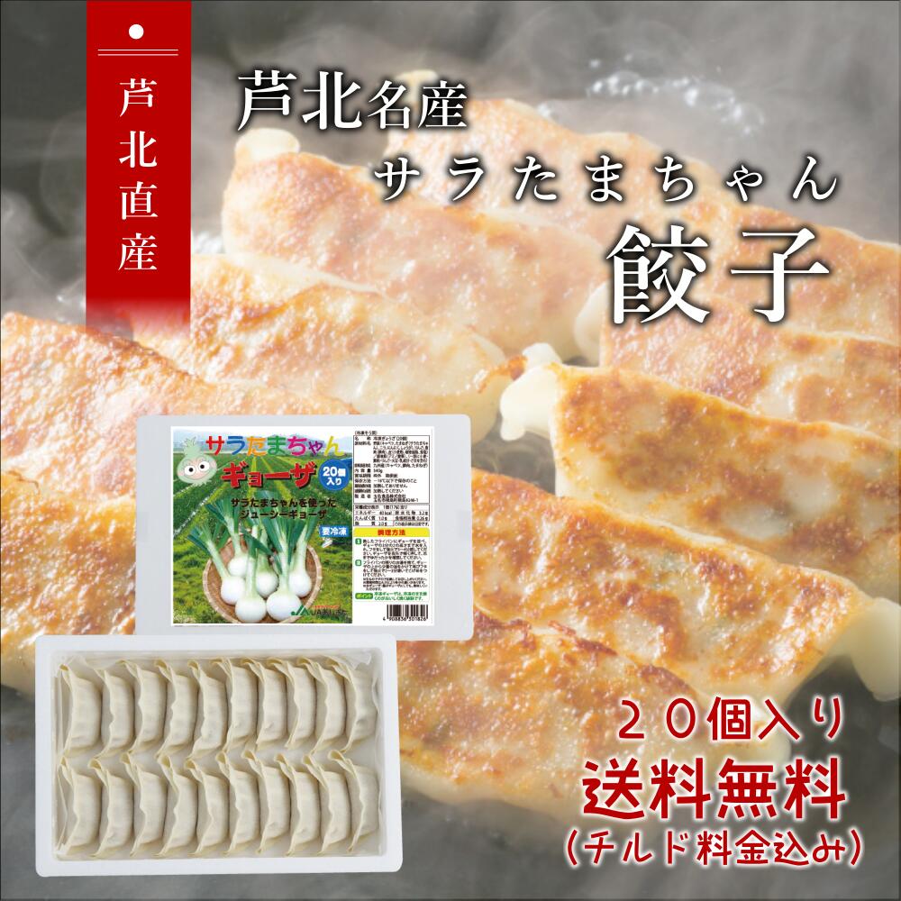 カリもちっ餃子 20個【送料無料チルド代込み】熊本県産サラたまちゃん入りギョーザ熊本県芦北町でしか作られていない唯一無二の高級餃子