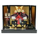 五月人形 兜飾り平飾 武久作 1/5号 京甲冑 金屏風 2024-yb073 幅54cm 端午の節句 節句 お祝い インテリア