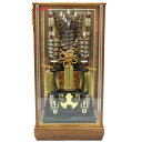 破魔弓 ケース飾り 梅寿 18号 金箔押し 高さ75cm 木目ケース (2024-ys097) ケース入り お正月飾り 初節句 お祝い
