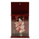 羽子板 壁掛け飾り 寿 7号 絞り 高さ37cm 白檀額ケース 額(壁掛け可) (2024-ys198) 額飾り お正月飾り 初節句 お祝い
