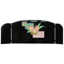 アウトレット品 雛人形屏風単品 11号三月屏風 まどか蒔絵カトレア 21ya1345 飾り幅目安75〜80cm (sn156) インテリア ディスプレイ 見切処...