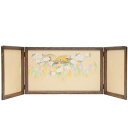 アウトレット品 雛人形屏風単品 12号三月屏風 華宝 古代塗倫光金彩清水 21ya1406 飾り幅目安75〜80cm (sn217) インテリア ディスプレイ ...
