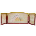 アウトレット品 雛人形屏風単品 11号祇園 赤/金飛翔柄金彩山桜 21ya1501 飾り幅目安70〜75cm (B-2sb) インテリア ディスプレイ 見切処分...