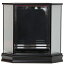 アウトレット品 人形ケース単品 39×30×33 黒塗り かぶせ式 六角ケース(鏡)5-49924 空ケース 幅43cm (22a-ya-1454) インテリア ディスプレイ 見切処分品
