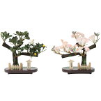 アウトレット品 雛道具桜橘単品 40号 桜橘 右近、左近 雛人形 お花 幅27cm (22a-ya-1834) インテリア ディスプレイ 見切処分品