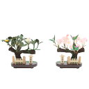 アウトレット品 雛道具桜橘単品 30号 右近、左近 雛人形 お花 高さ17cm (22a-ya-1851) インテリア ディスプレイ 見切処分品