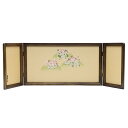 アウトレット品 雛人形三月屏風 屏風のみ 13号 吉野桜 倫光 桂 三曲屏風 幅100〜105cm (22a-ya-2223) インテリア ディスプレイ 見切処...