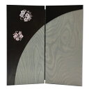 アウトレット品 雛人形三月屏風 屏風のみ 20号 二曲桜 5T-3021 二曲屏風 幅50〜55cm (22a-ya-2312) インテリア ディスプレイ 見切...
