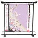 アウトレット品 雛人形三月屏風 台のみ 23号 衝立屏風 S31-5B 几帳 黒/ピンク 幅71cm (22a-ya-1410) インテリア ディスプレイ 見切...