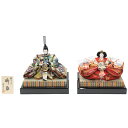アウトレット品 雛人形親王単体 人形のみ 八番親王 No.126A (川) 金襴衣裳 親王台付き 殿幅40cm (22a-ya-1514) インテリア ディスプ...