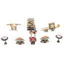 アウトレット品 雛道具お道具セット 六品 40号 六点セット 前盛上 木製 3段飾り用 飾り幅120cm (22a-ya-2010) インテリア ディスプレイ ...