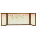 アウトレット品 雛人形三月屏風 屏風のみ 13号 セイカ 金彩枝垂桜 古代 金彩蒔絵 飾り幅100〜105cm (22a-ya-2135) インテリア ディスプ...