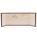アウトレット品 雛人形三月屏風 屏風のみ 13号 手まり桜(茶) 金彩蒔絵 飾り幅100〜105cm (22a-ya-2194) インテリア ディスプレイ 見切...