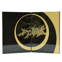 アウトレット品 雛人形 三月屏風 屏風のみ 15号 48A-307 (黒/金)まほろば 二曲屏風 飾り幅58〜62cm (23a-ya-0049) インテリア ...