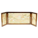 アウトレット品 雛人形 三月屏風 屏風のみ 16号 48A-1 塗桐Y(絵巻) 三曲屏風 飾り幅120〜130cm (23a-ya-0081) インテリア ディ...