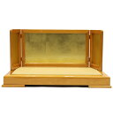 アウトレット品 台屏風セット 12号/23号 三曲金屏風 /畳台 桧 幅72cm (24a-ya-0527) インテリア ディスプレイ 見切処分品
