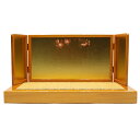 アウトレット品 台屏風セット 12号/23号 桜柄三曲屏風 /ケヤキ畳台 幅75cm (24a-ya-0539) インテリア ディスプレイ 見切処分品
