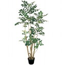 人工観葉植物 ポリシャス ポットL 光触媒加工 高さ200cm (P201-zv88208) (代引き不可) インテリアグリーン フェイクグリーン
