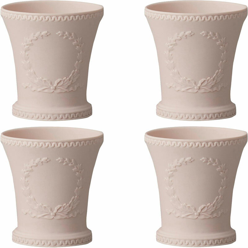 花瓶 フラワーベース Ceramic Gift Camille カミーユ matt pink （4個入り） [240-249-511] [p92] 磁器 （代引き不可） インテリア ディスプレイ