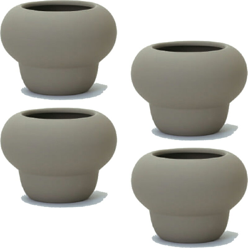 花・観葉植物用ポット ステラ 11 H ceramic （4個入り） 40185 鉢タイプ （代引き不可） ミニ鉢カバー FARM （p25） 1