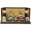 雛人形 親王平飾り 安藤桂甫 京雛 十一番 本金 翔山頭 hn208 hs1820 幅75cm 焼桐 金沢絹目 (24hina-ya-to1847) ひな人形 ...