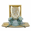 五月人形 兜 平飾り 辰広 1/5 江戸甲冑 アクリル衝立 幅40cm(6K21AA294)