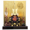 五月人形 兜 平飾り 12号 幅65cm(245to0499)武久 一枚物 朱赤縅 龍頭 京甲冑 金箔月に竹屏風 ym1086(gk170/yb1020/yd1...